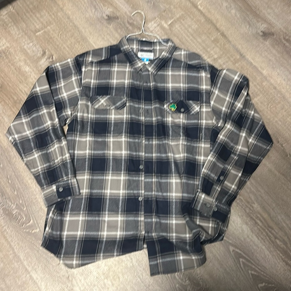 Men’s Columbia Notre Dame Flannel
